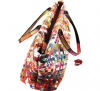 Handmade Woven Multicolour Leather Tote Bag